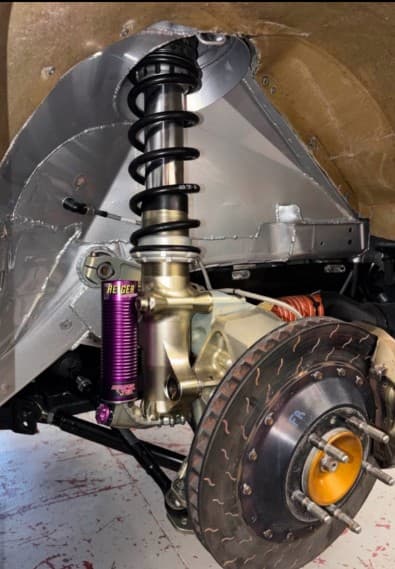 Mechanic working on a car